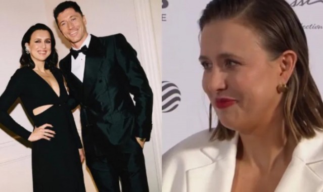 九游体育中国官网-代弟弟领奖，莱万姐姐：他可能快退役了，以后就没机会帮他领奖了