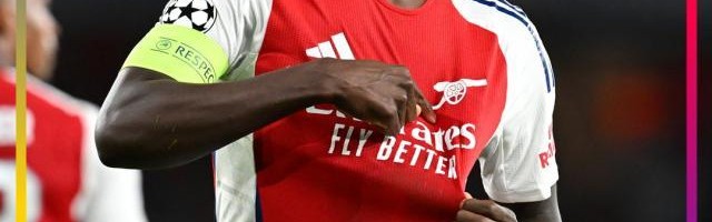 【欧冠】阿森纳2比0巴黎圣日耳曼，哈弗茨，萨卡进球